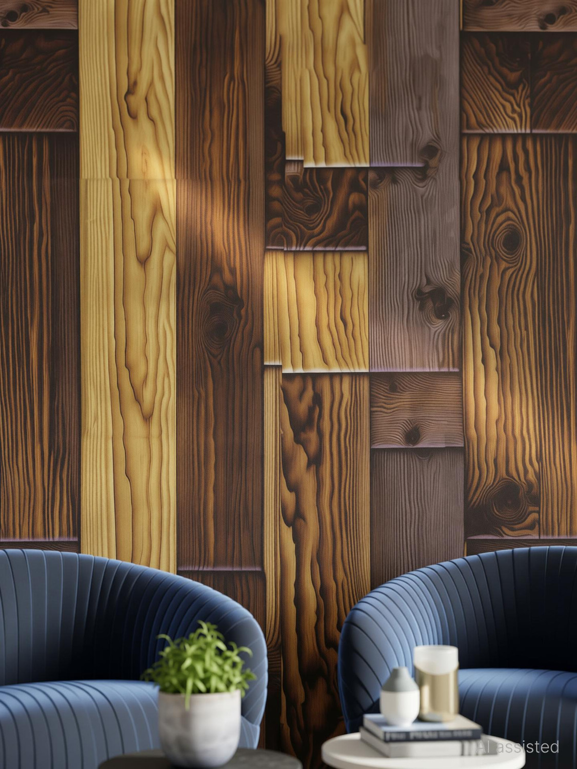 Image of FOKRIM 300 cm x 45 cm Waterproof Decorative Vinyl Wallpaper