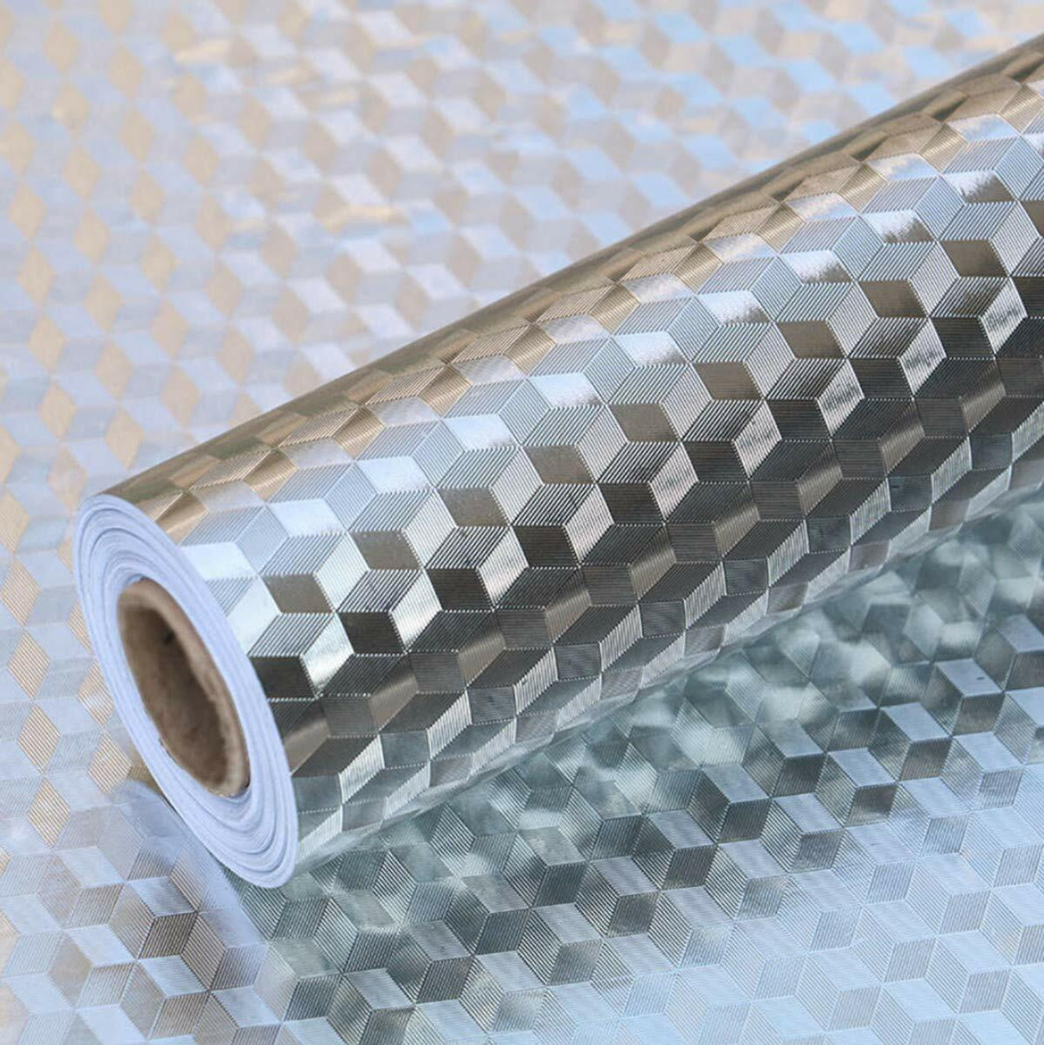Image of Splendid 200 cm self-Adhesive Aluminium Wallpaper for Walls Home Decore 200 x 60 cm Self Adhesive Sticker