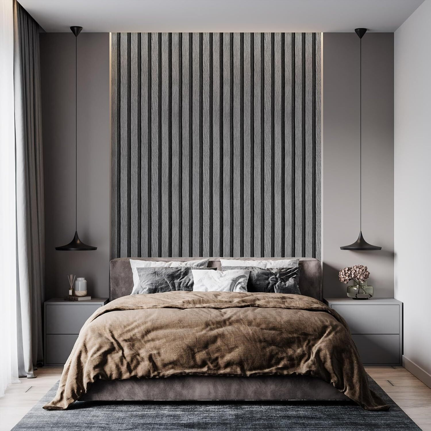 Image of Onbet 300 cm x 45 cm Waterproof Decorative Vinyl Wallpaper