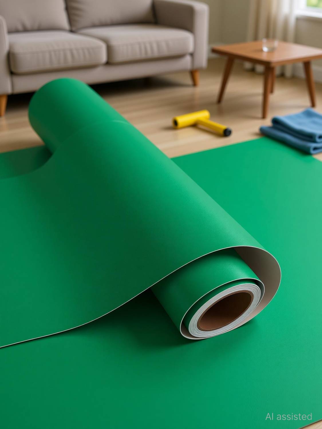 BOLOKA 30.48 cm x 121.92 cm Waterproof Abstract Vinyl Wallpaper