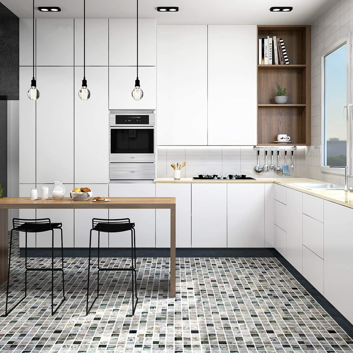 Image of Luchipo 61 cm x 335 cm Waterproof Classics Vinyl Wallpaper