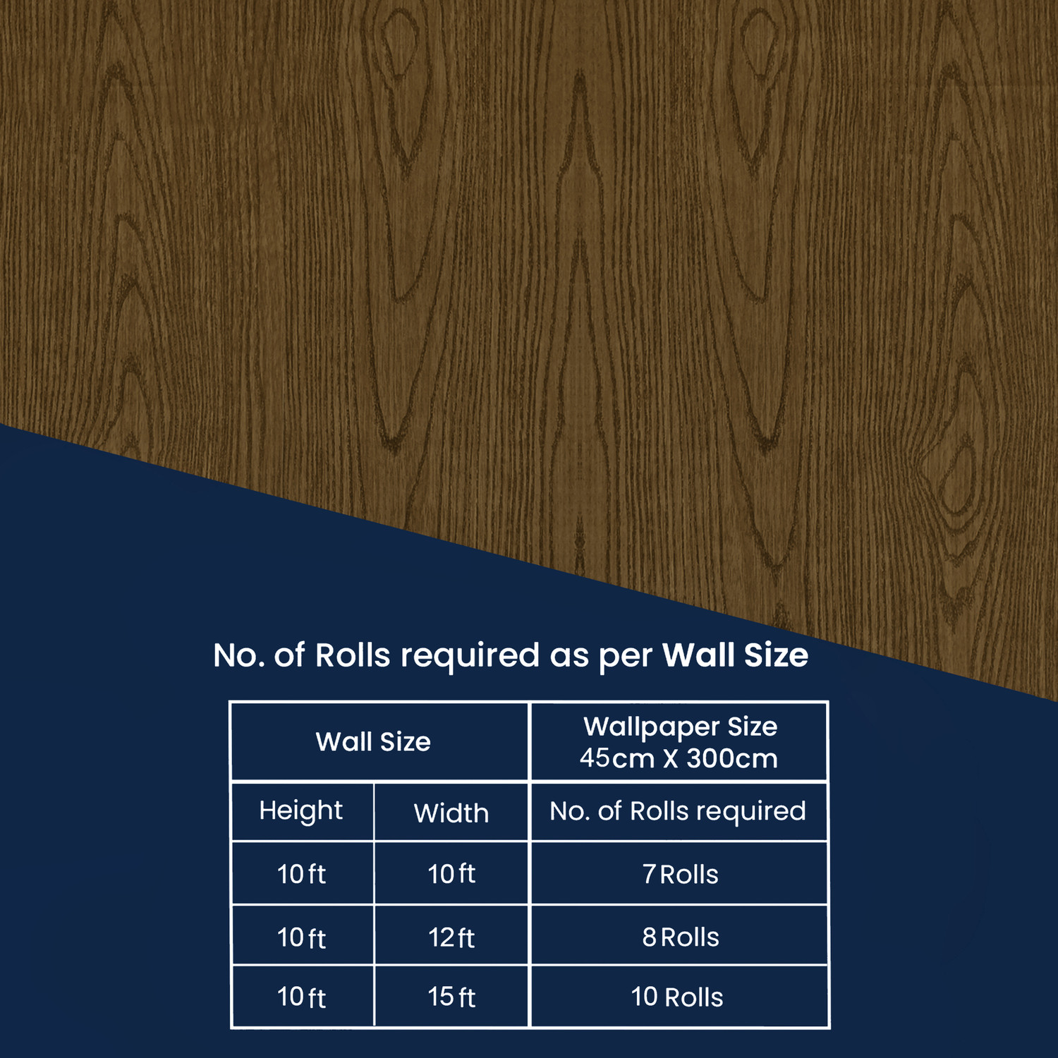 Image of AmazingKarts 304.8 cm x 45 cm Waterproof Nature Vinyl Wallpaper