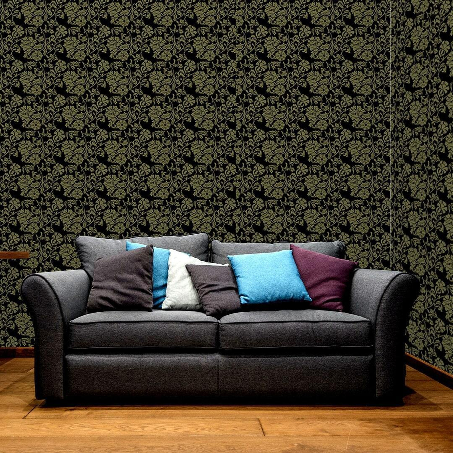 Image of Wallmonks 500 cm x 45 cm Waterproof Floral & Botanical Vinyl Wallpaper