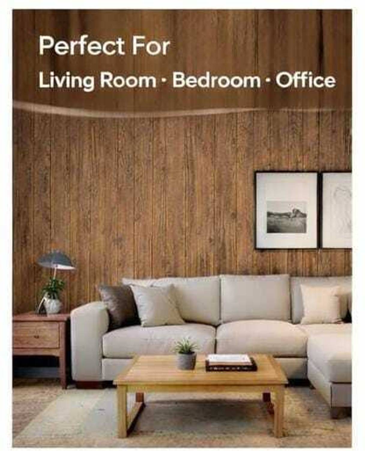 BLISSFUL NEST 70 cm x 77 cm Waterproof Decorative Embossed Wallpaper