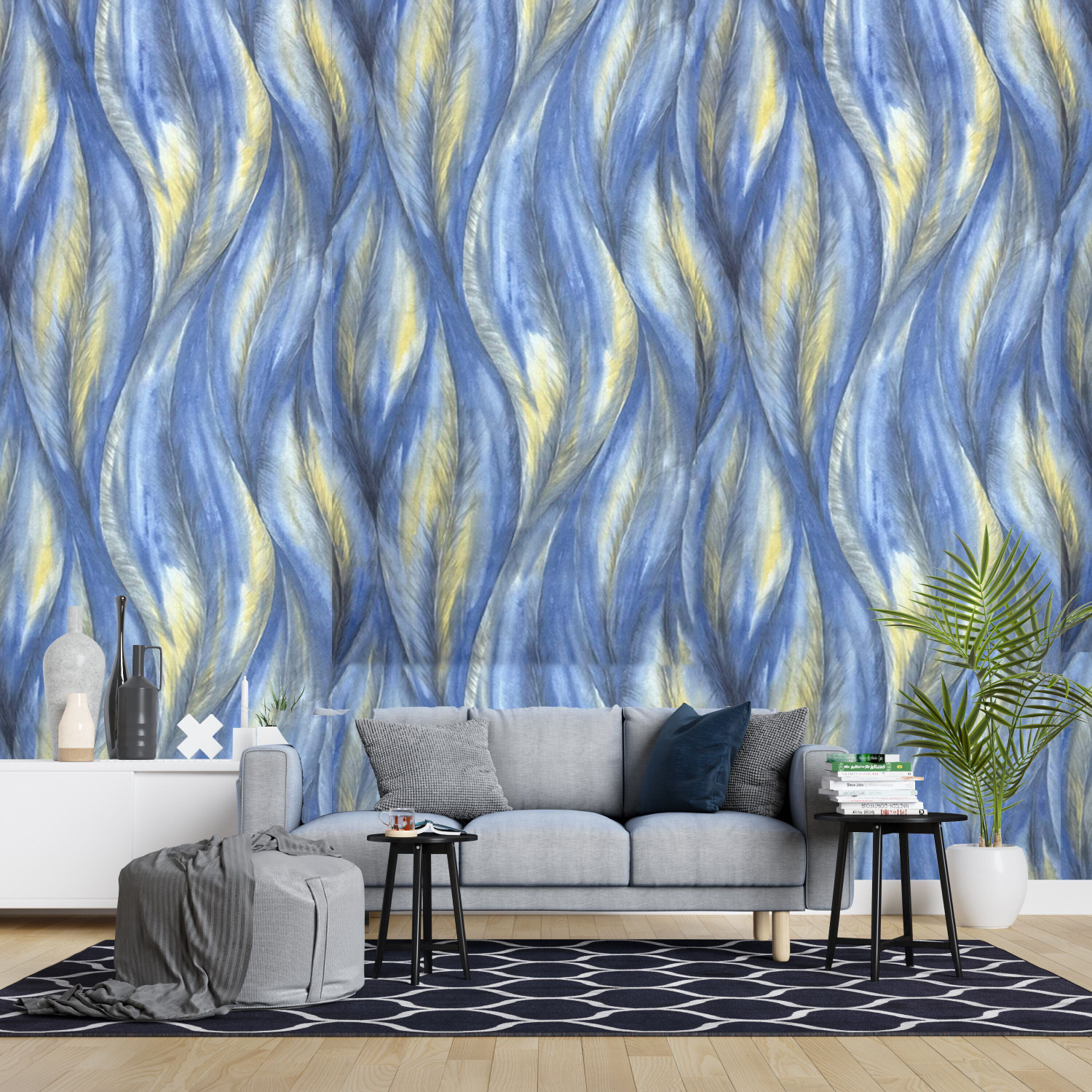 Image of FOKRIM 300 cm x 40 cm Waterproof Decorative Vinyl Wallpaper