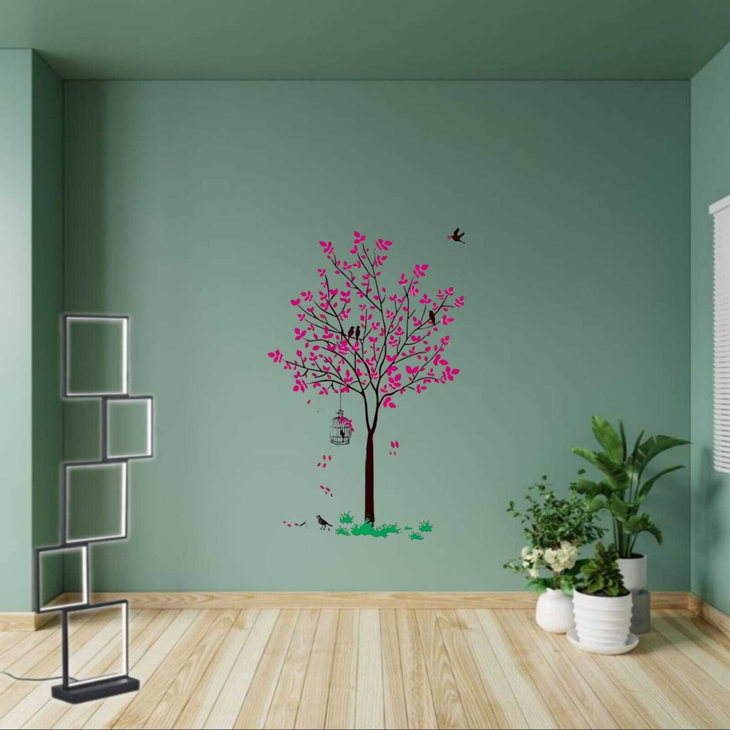 Image of xioxi 10 cm x 5 cm Nature Vinyl Wallpaper (Multicolor)
