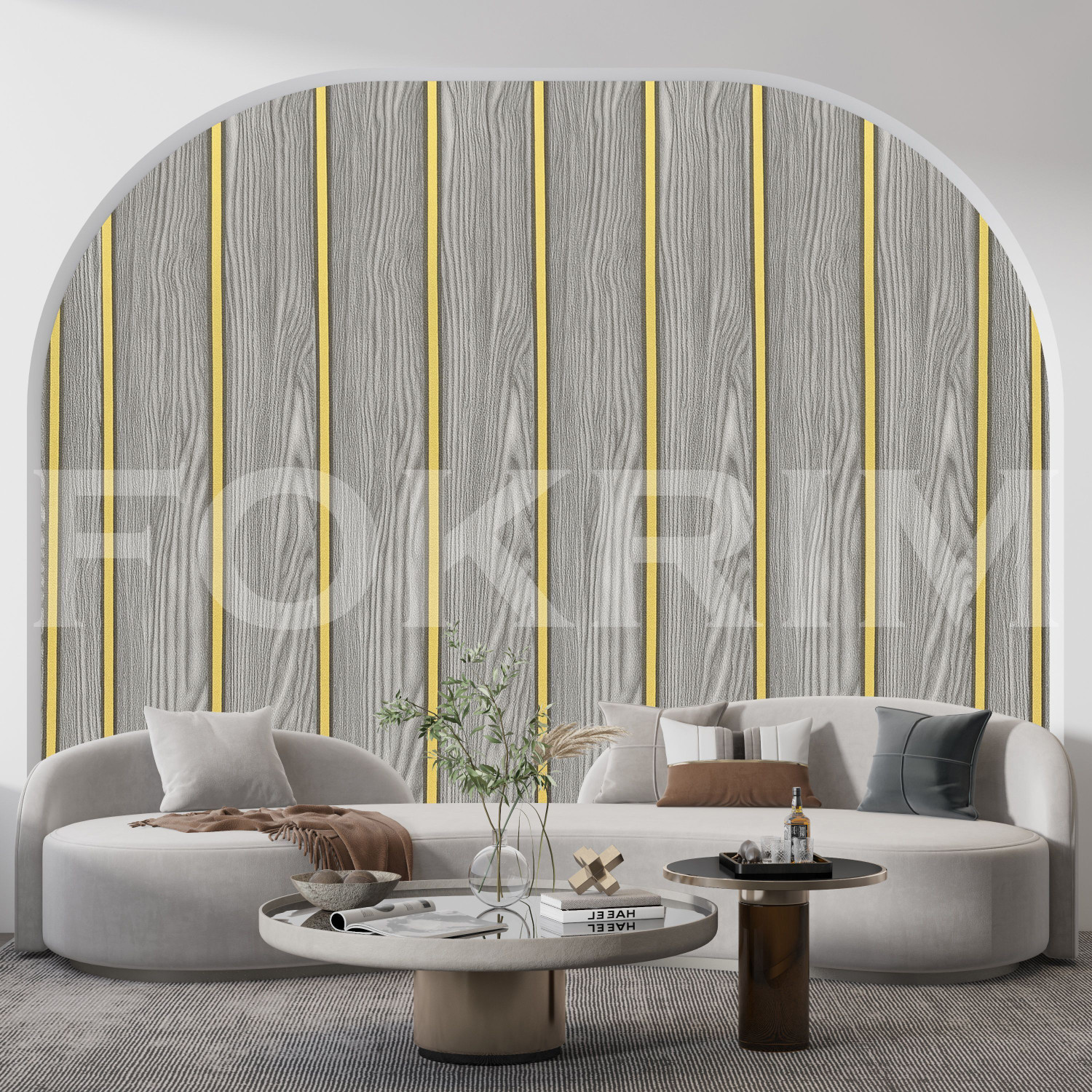 Image of FOKRIM 300 cm x 45 cm Waterproof Decorative Vinyl Wallpaper