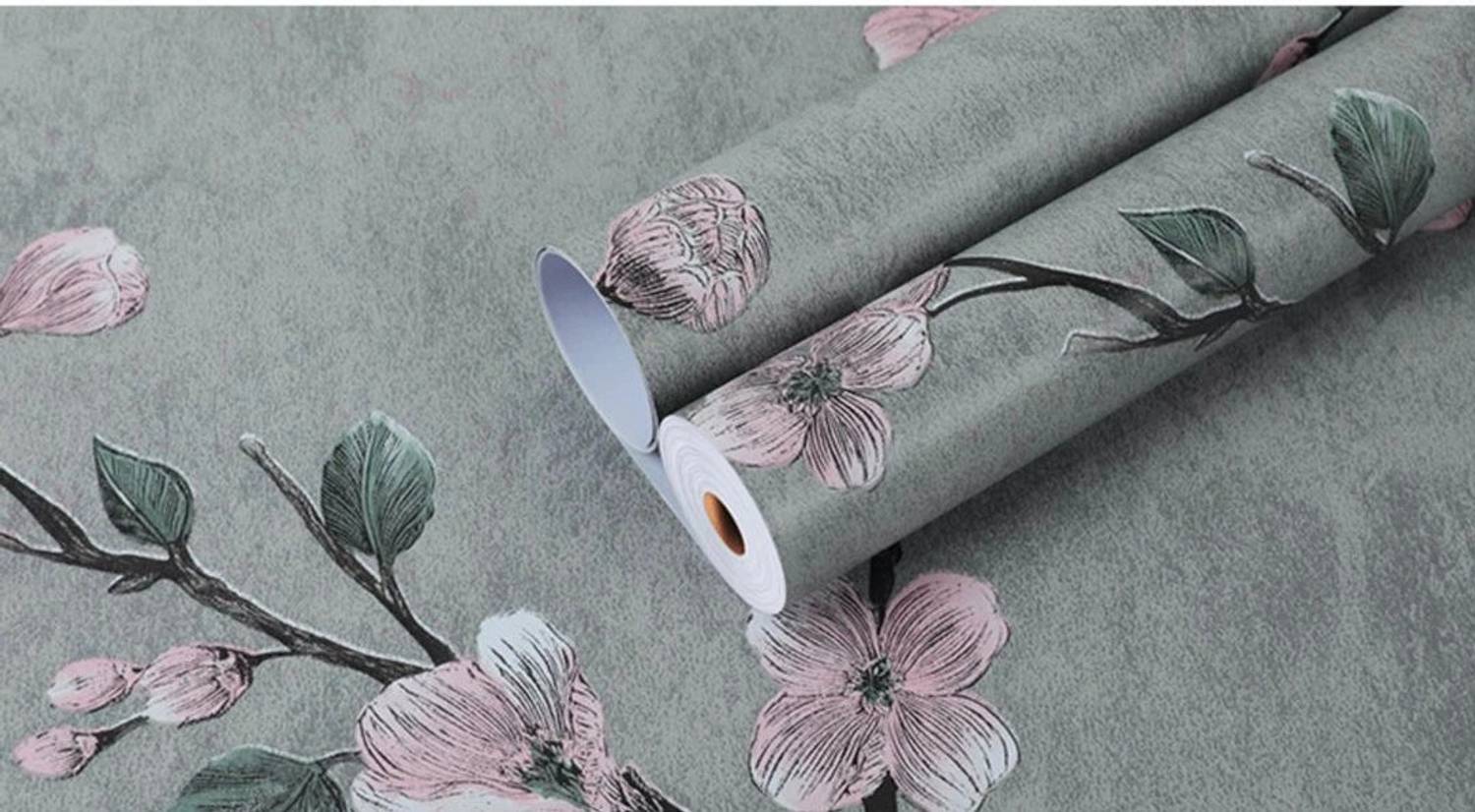 VRUKSHA DECORS 200 cm x 45 cm Waterproof Decorative Vinyl Wallpaper