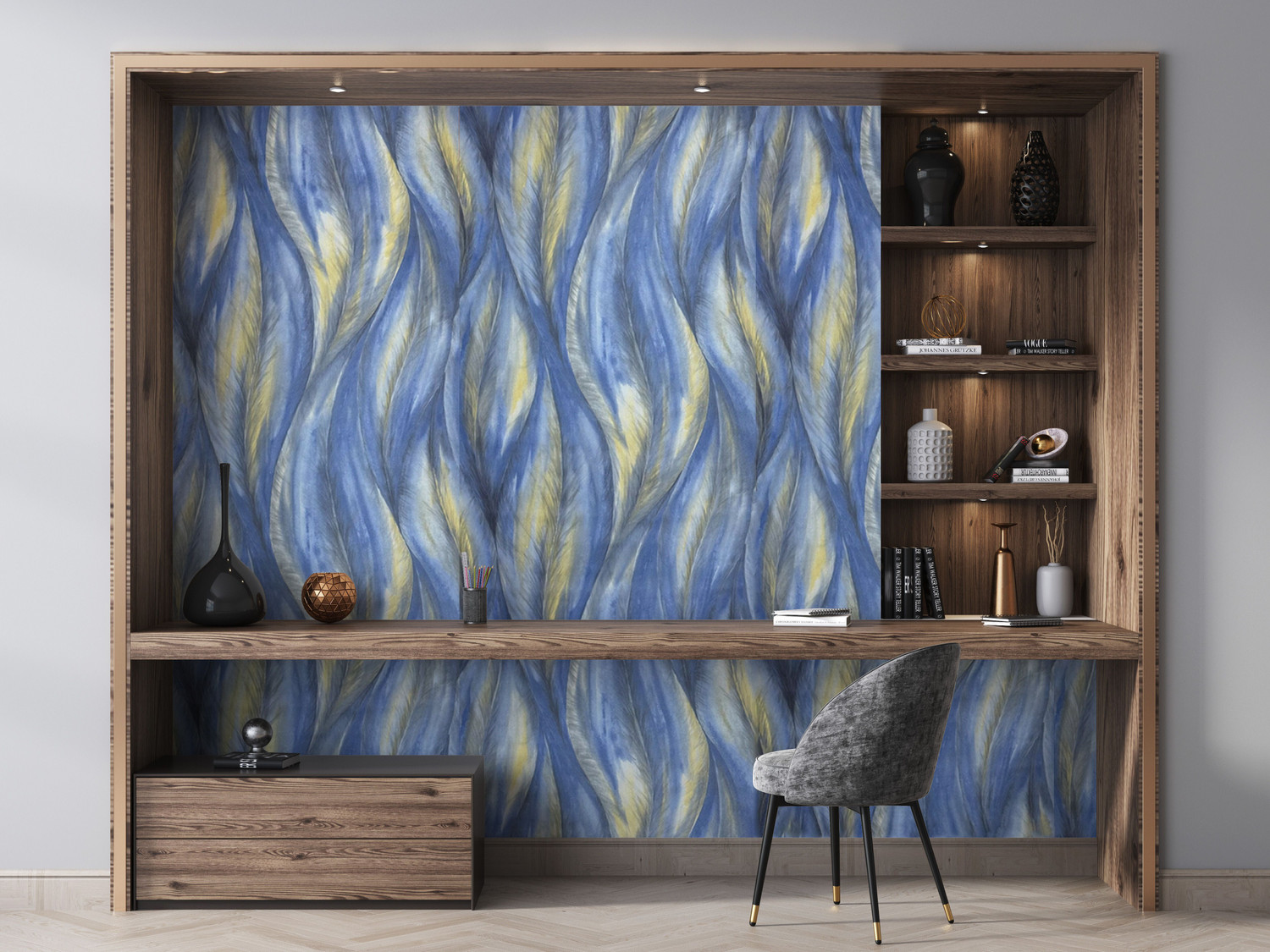 Image of FOKRIM 300 cm x 40 cm Waterproof Decorative Vinyl Wallpaper