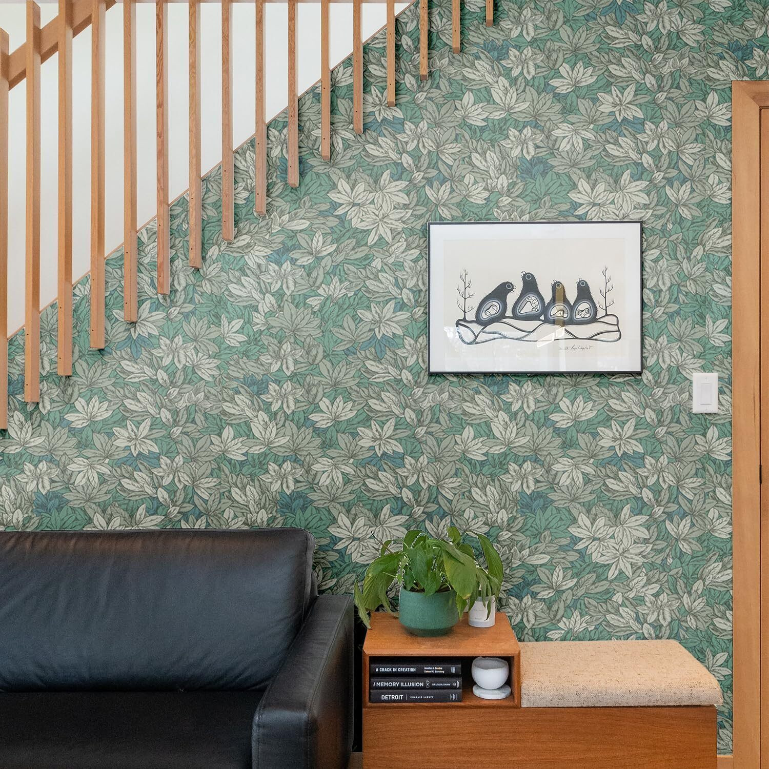 Image of Wollzo 500 cm x 45 cm Waterproof Decorative Vinyl Wallpaper