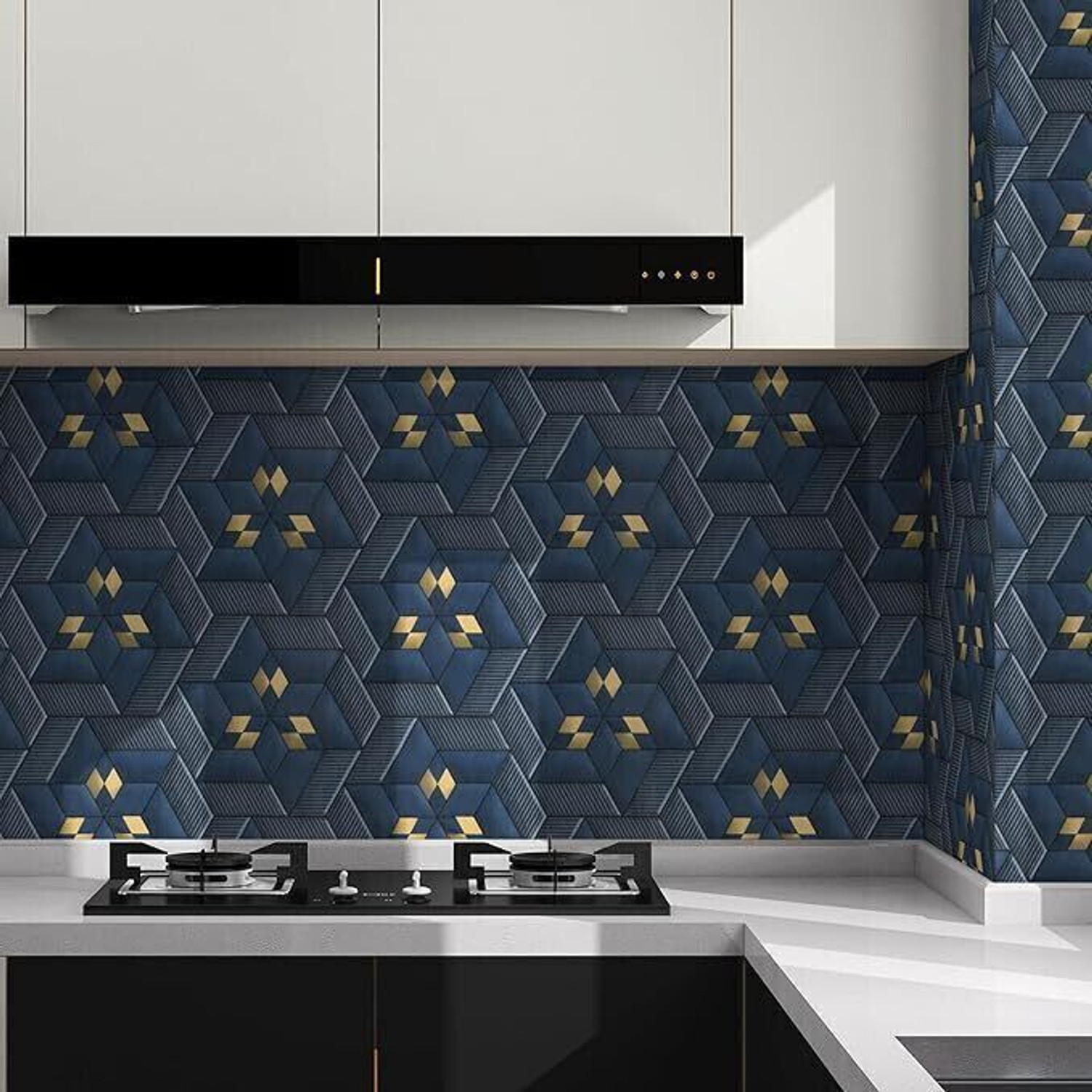 Image of FOKRIM 300 cm x 45 cm Waterproof Decorative Vinyl Wallpaper