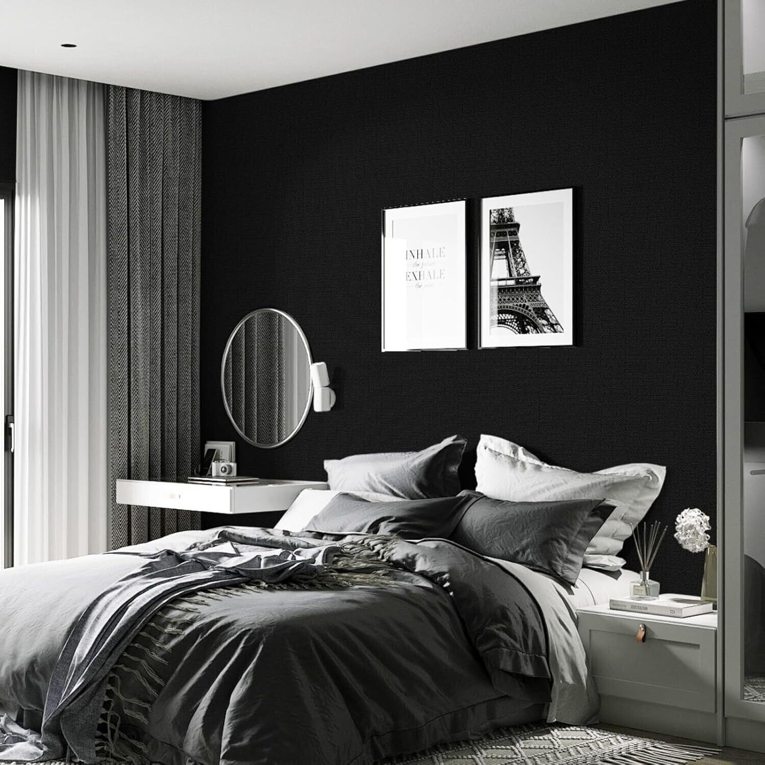 Image of FOKRIM 300 cm x 45 cm Waterproof Decorative Vinyl Wallpaper