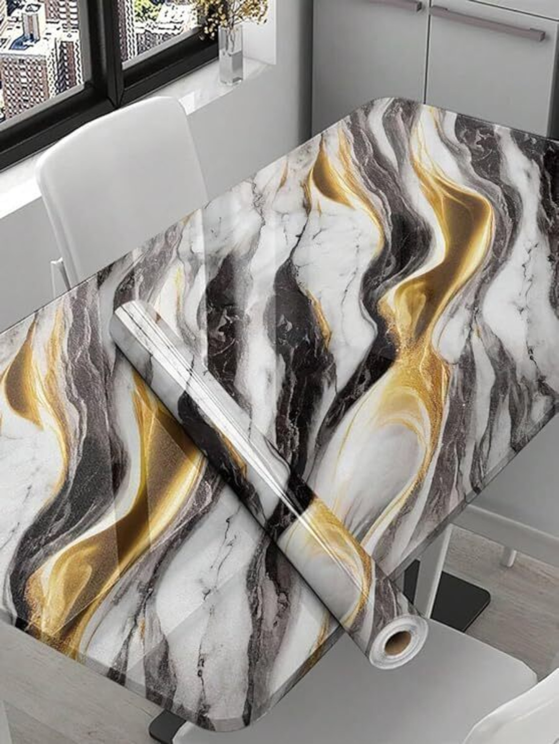 Image of Vepvopz 200 cm x 60 cm Waterproof Decorative Vinyl Wallpaper