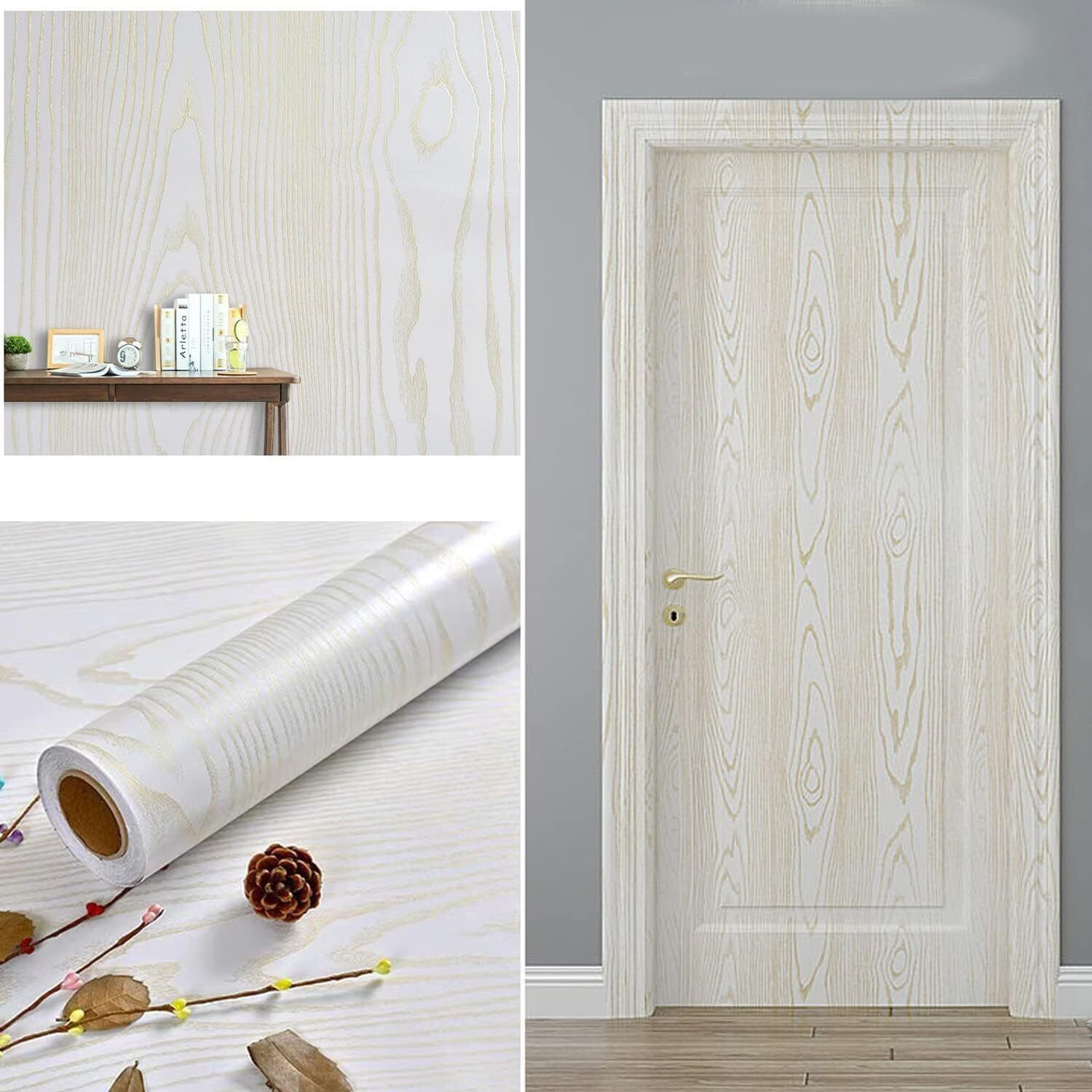 Image of RosaStella 304 cm x 45 cm Waterproof Decorative Vinyl Wallpaper