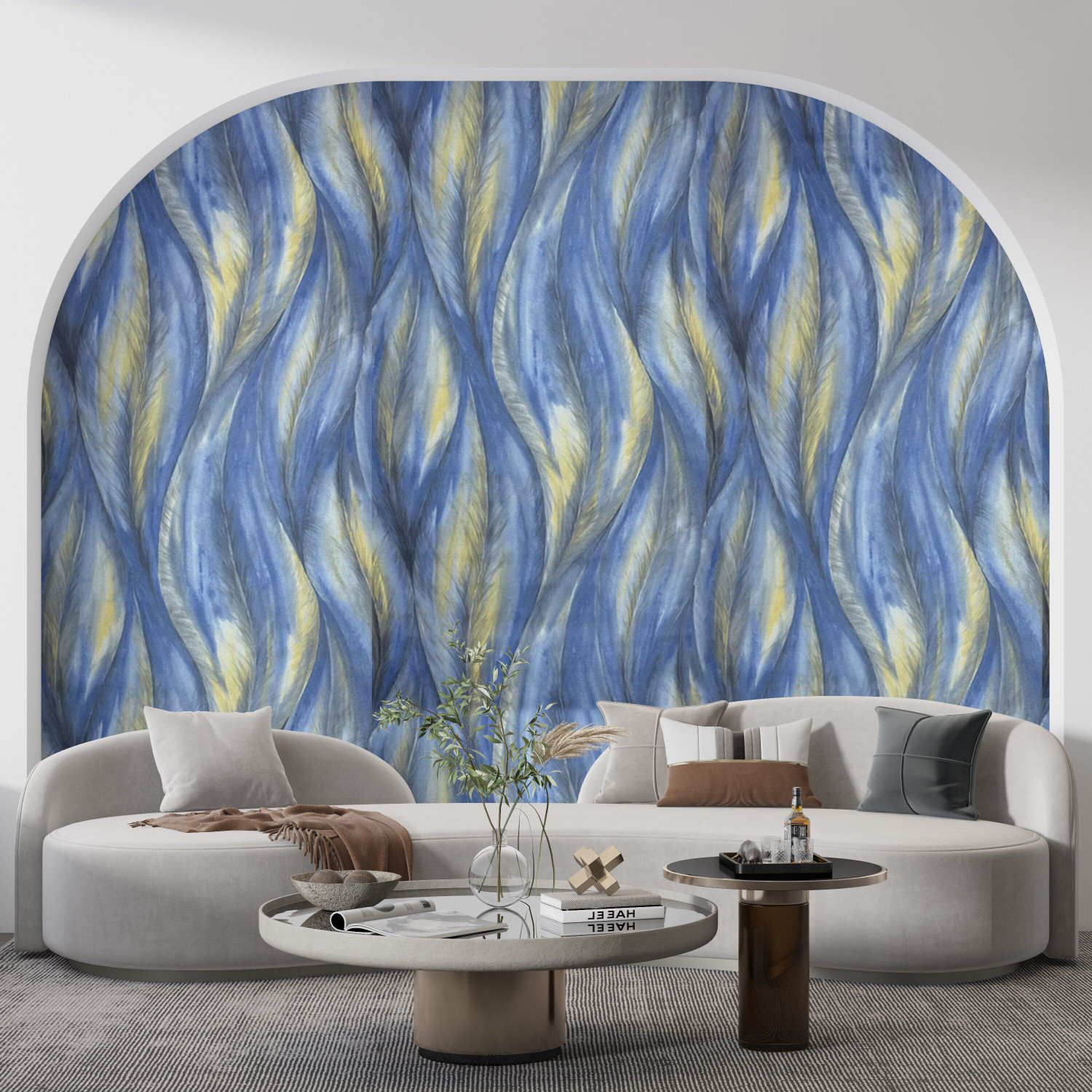 Image of FOKRIM 300 cm x 40 cm Waterproof Decorative Vinyl Wallpaper