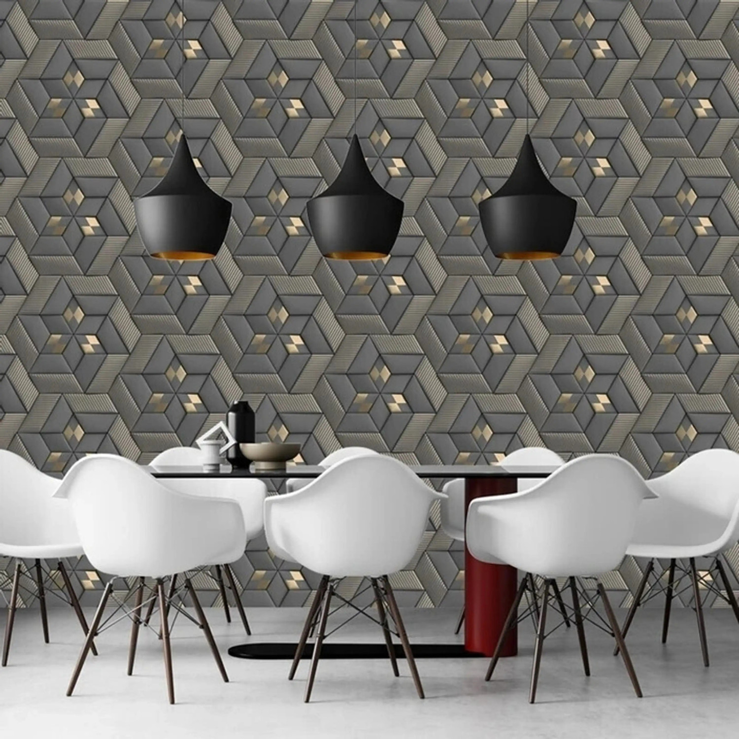 Image of NINTY 200 cm x 45 cm Waterproof Abstract Vinyl Wallpaper