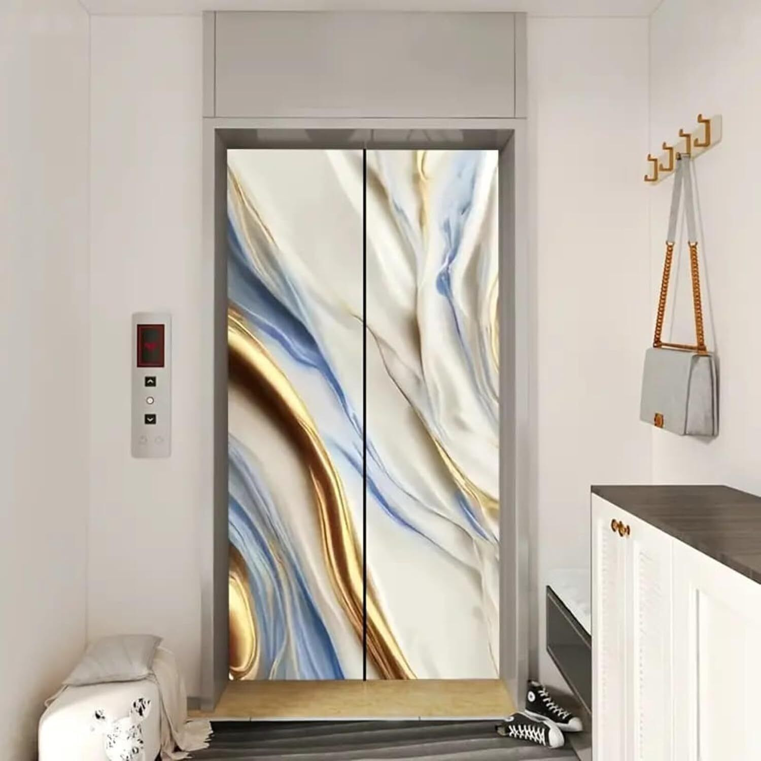 Image of Foxcart 60 cm x 200 cm Waterproof Classics PVC, Vinyl Wallpaper