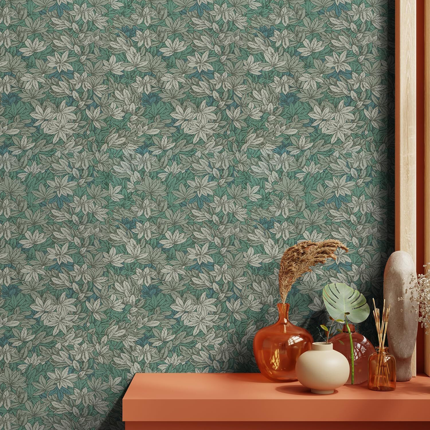 Image of Wollzo 300 cm x 45 cm Waterproof Decorative Vinyl Wallpaper