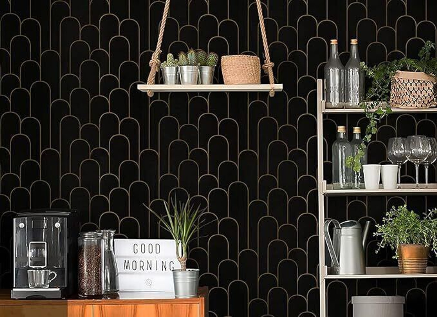 Image of FOKRIM 300 cm x 45 cm Waterproof Decorative Vinyl Wallpaper