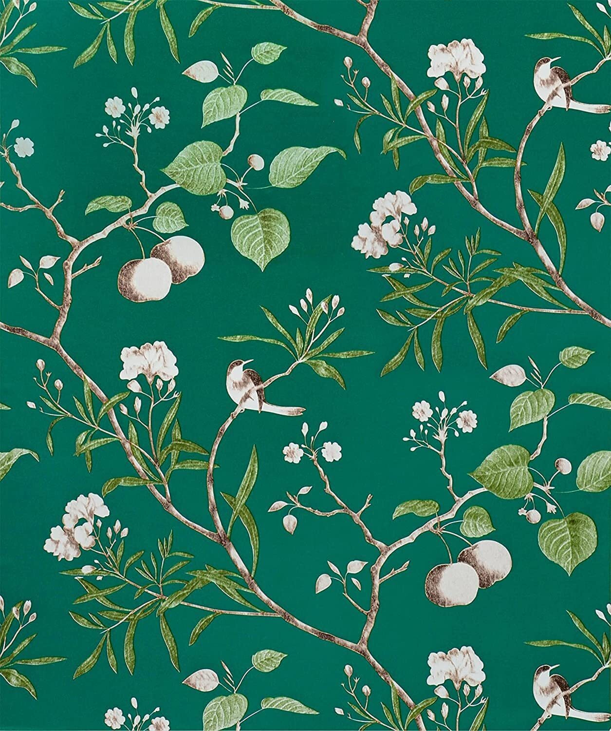 Image of RosaStella 304 cm x 45 cm Waterproof Floral & Botanical Vinyl Wallpaper