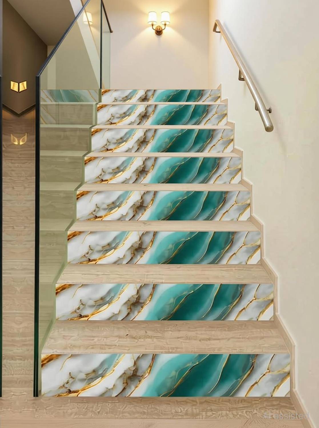 JIGSHTIAL 200x60 cm Waterproof Vinyl Wallpaper - Image 2