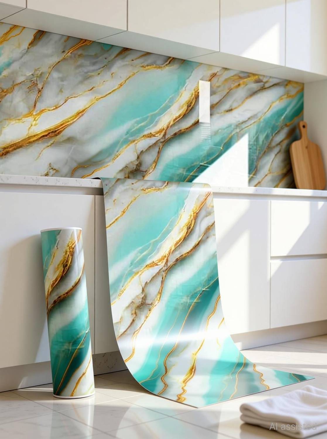 JIGSHTIAL 200x60 cm Waterproof Vinyl Wallpaper - Image 3