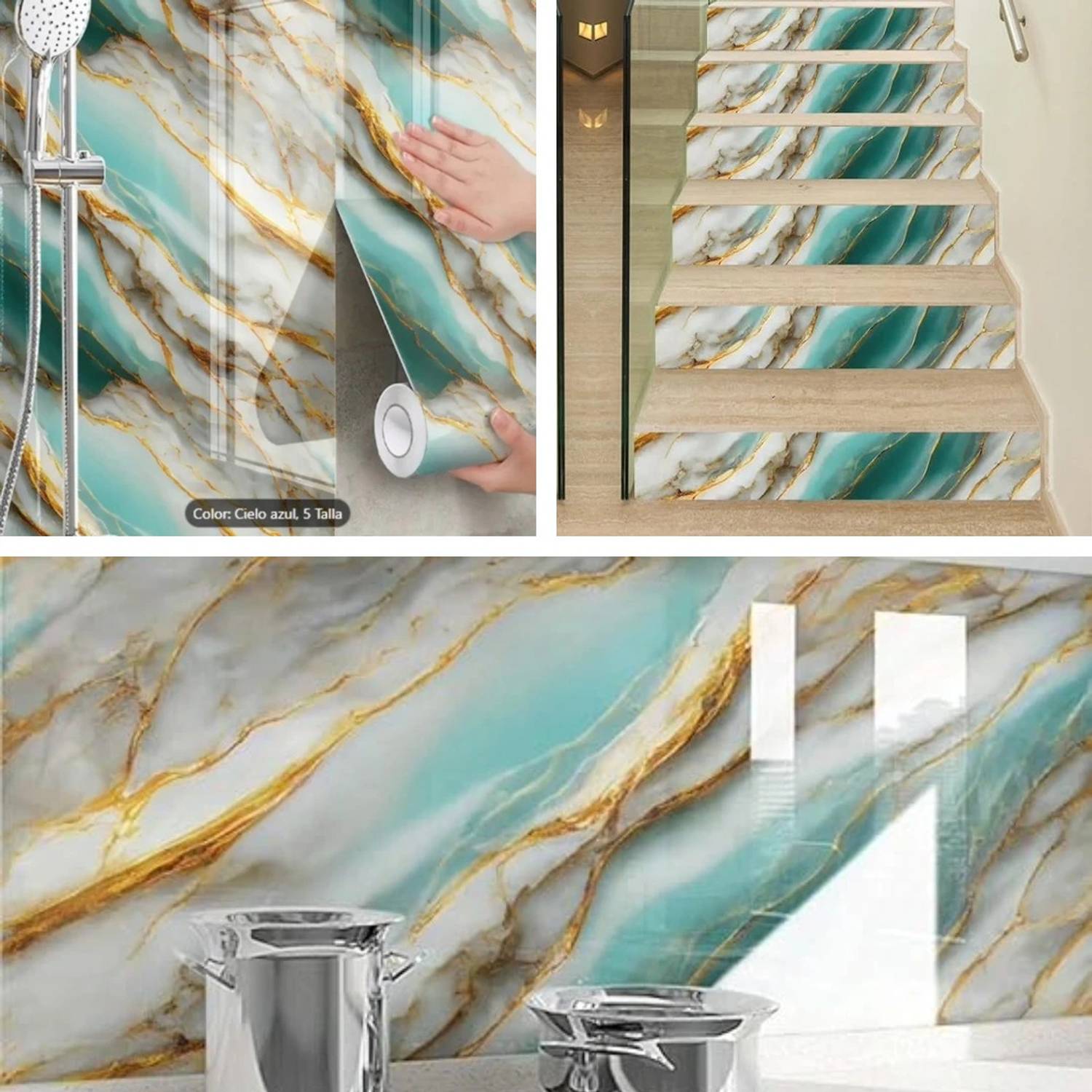 JIGSHTIAL 200x60 cm Waterproof Vinyl Wallpaper - Image 1
