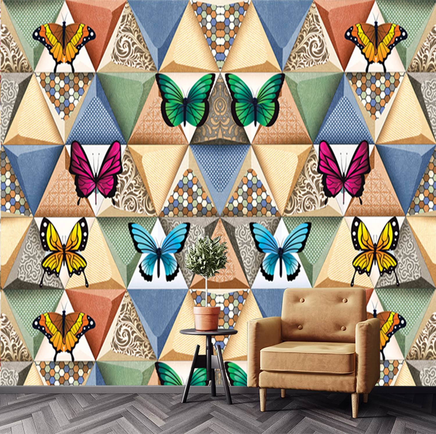 BPDESIGNSOLUTION 244 cm x 41 cm Waterproof Decorative Vinyl Wallpaper
