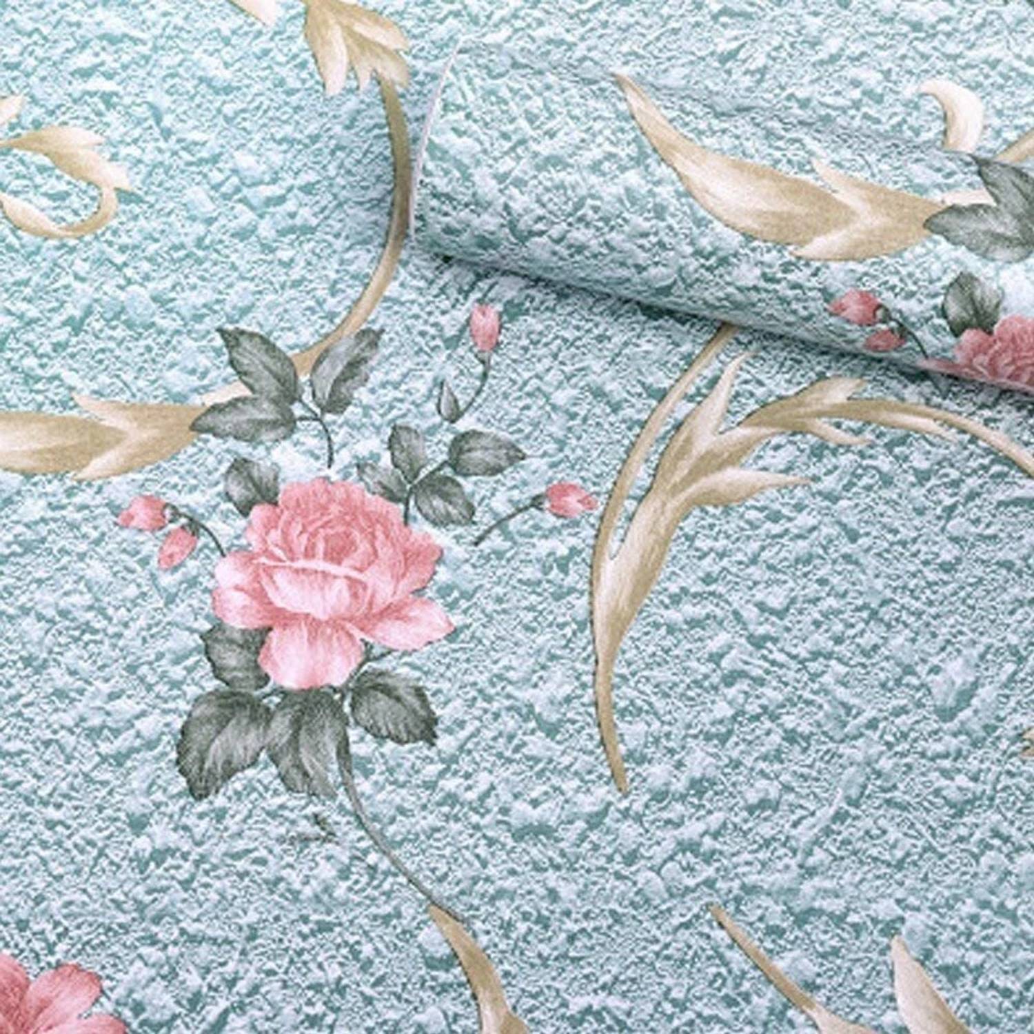 HOMEMATES 304.8 cm x 45.72 cm Waterproof Floral Vinyl Wallpaper - Image 4