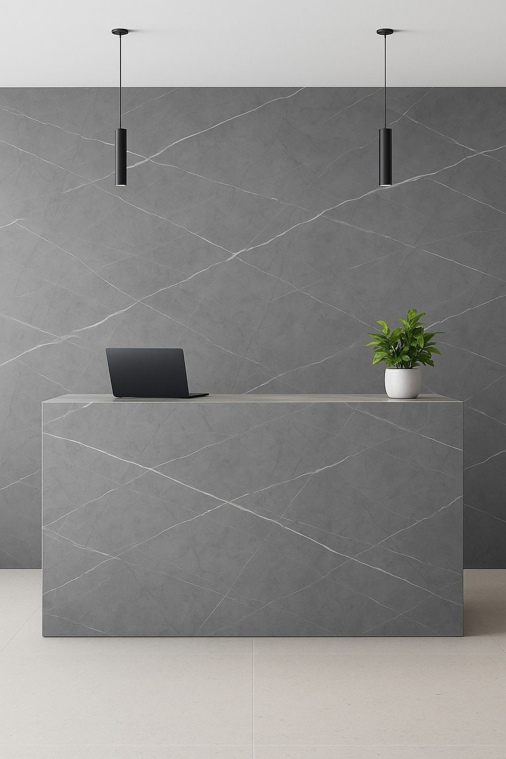 Image of voltify 200 cm Waterproof Wall Sticker For Kitchen & Home Decor - Glossy Marble Pattern Self Adhesive Sticker