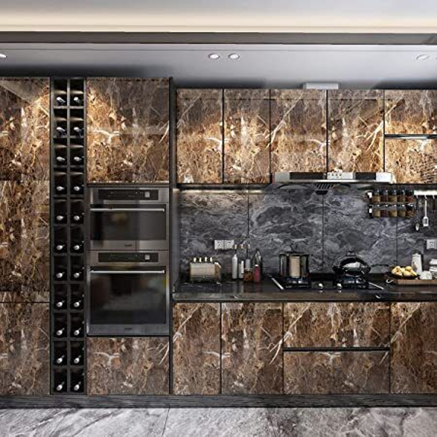 Image of Oupstrive 200 cm x 60 cm Waterproof Decorative Vinyl Wallpaper