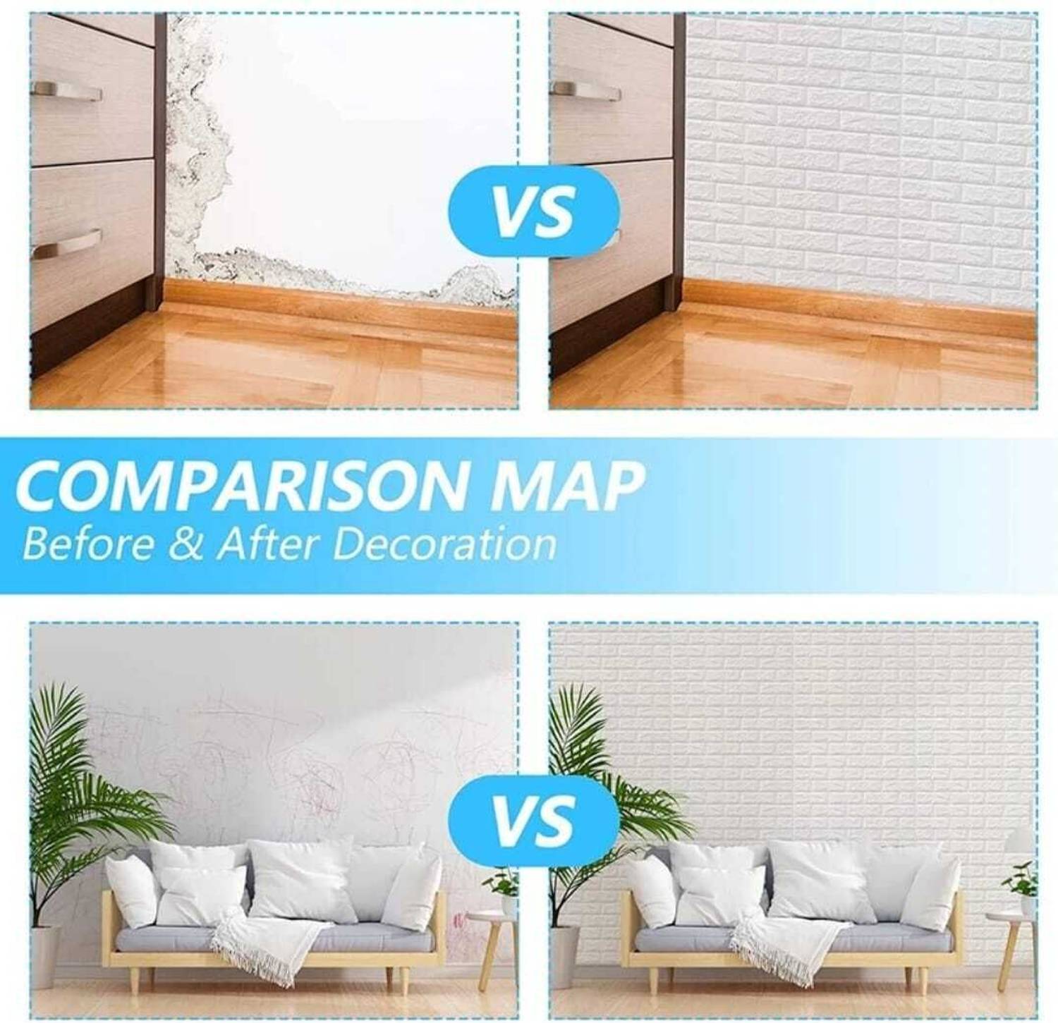 Priyanshi 77x70 cm Waterproof Vinyl Wallpaper - Image 5