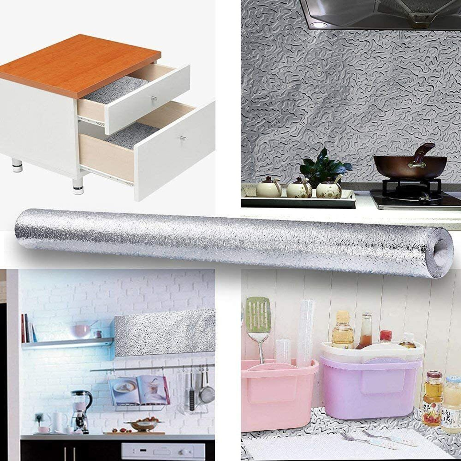 Image of AMBDDED 200 cm x 60 cm Waterproof Decorative Vinyl Wallpaper