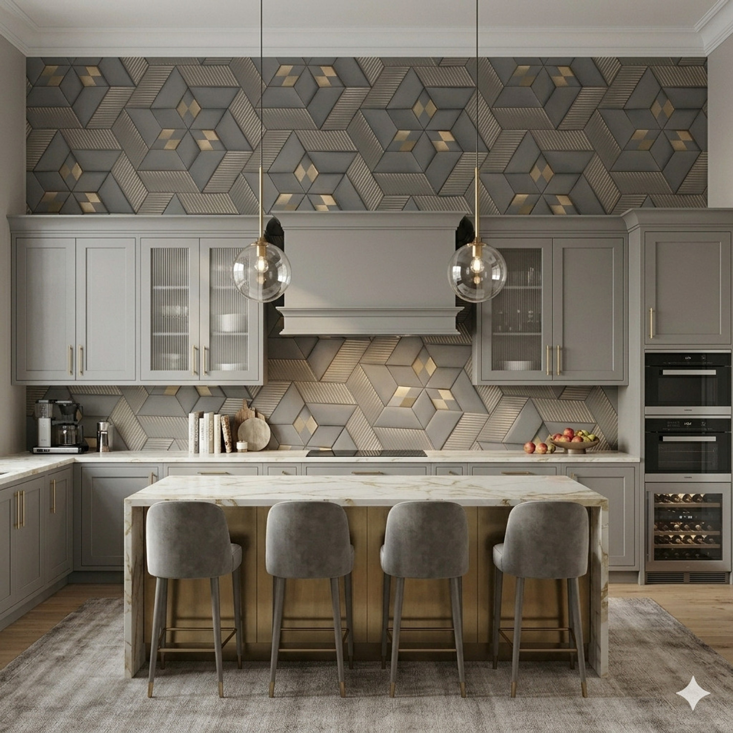 Image of NINTY 200 cm x 45 cm Waterproof Abstract Vinyl Wallpaper
