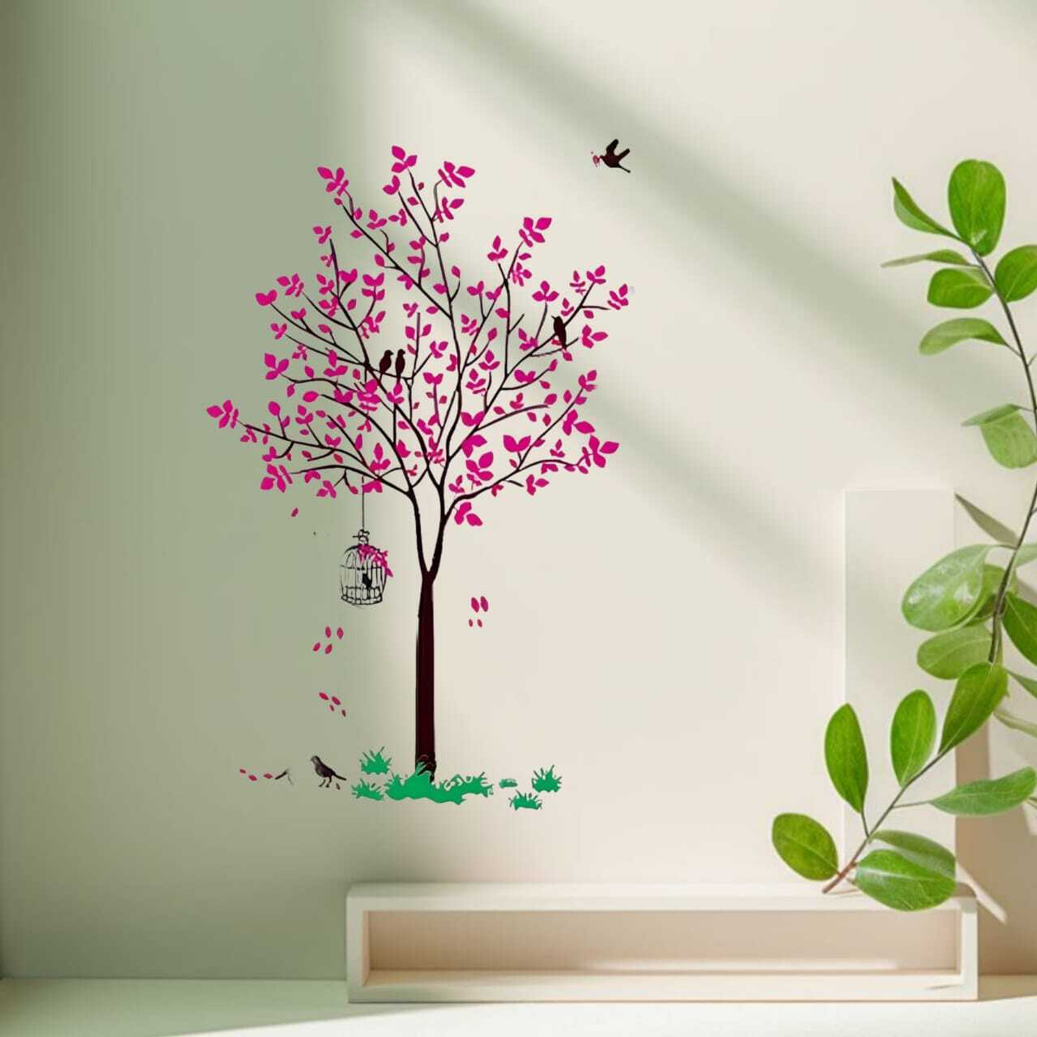 Image of xioxi 10 cm x 5 cm Nature Vinyl Wallpaper (Multicolor)