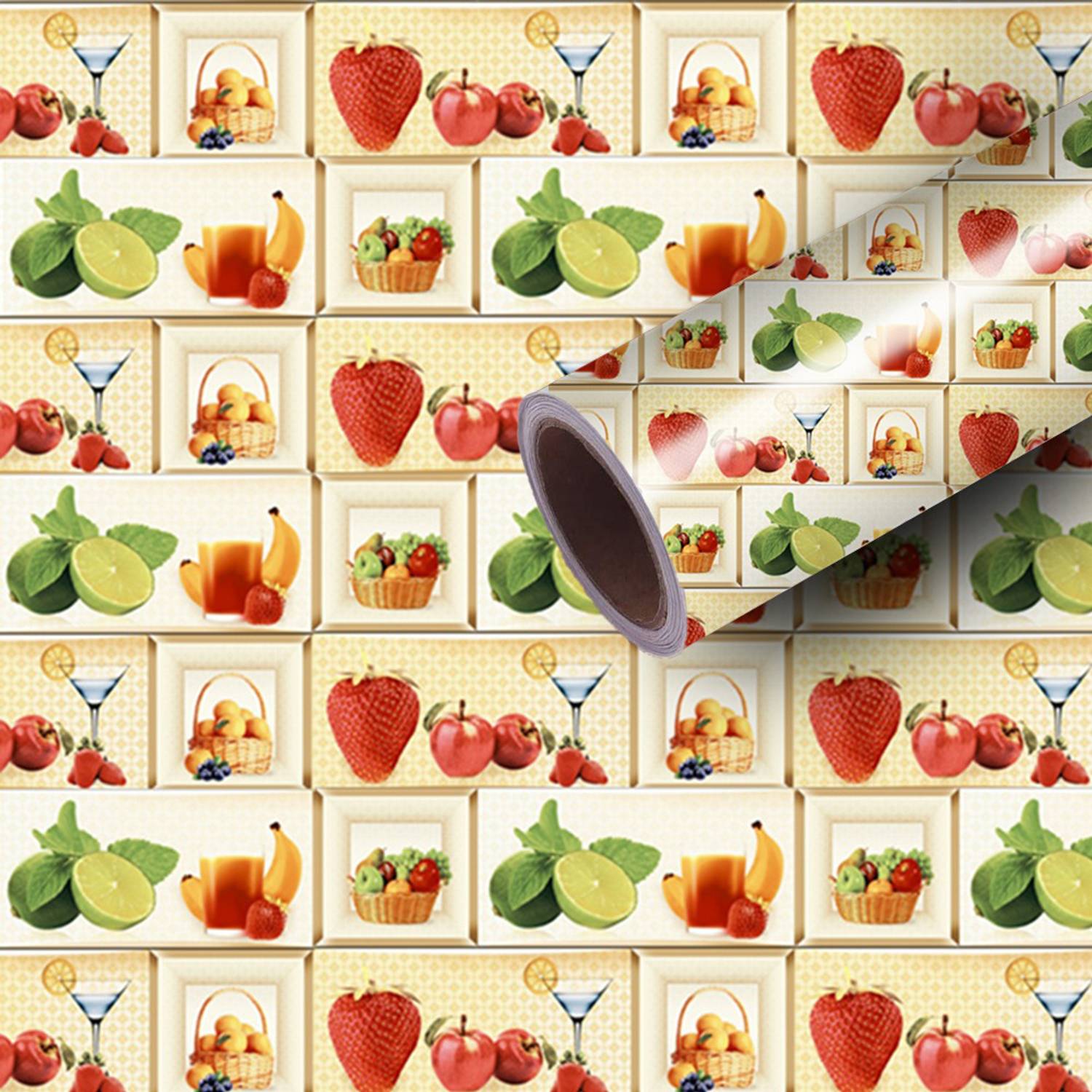 BDM Wallpaper 170 cm x 40 cm Waterproof Decorative Vinyl Wallpaper