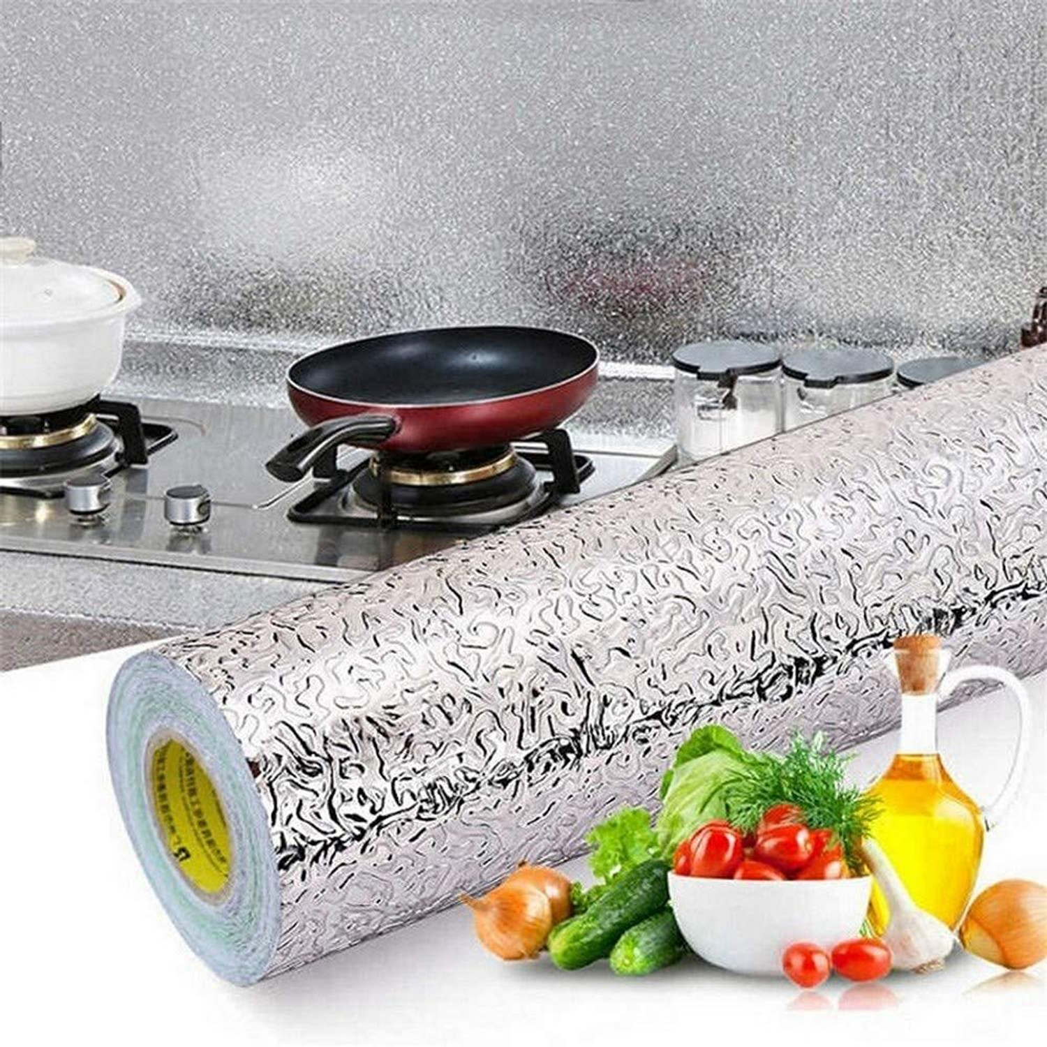 Image of AMBDDED 200 cm x 60 cm Waterproof Decorative Vinyl Wallpaper