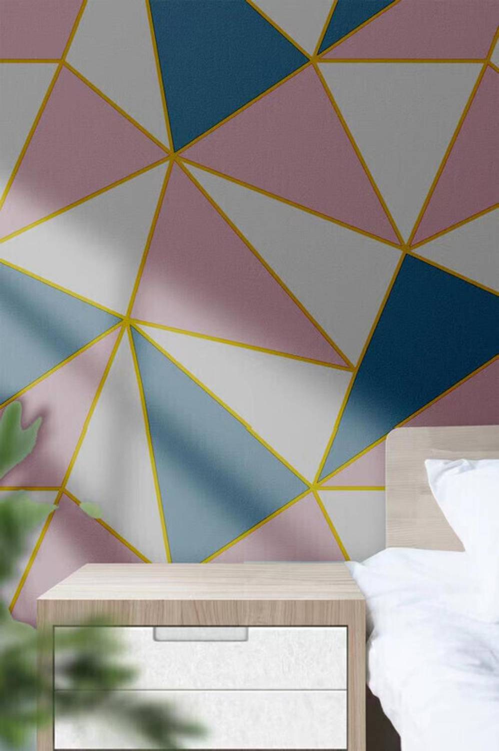 AURORA SHOPPE 200 cm x 45 cm Waterproof Abstract Vinyl Wallpaper