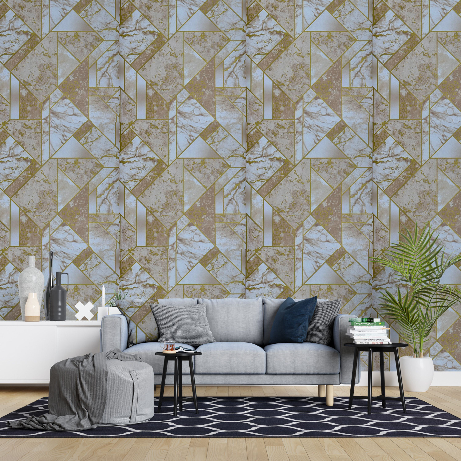 Image of FOKRIM 300 cm x 40 cm Waterproof Decorative Vinyl Wallpaper