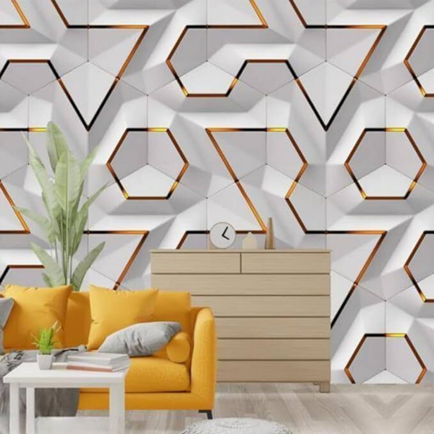 Wallvalley 45x30 cm Waterproof Vinyl Wallpaper - Image 1