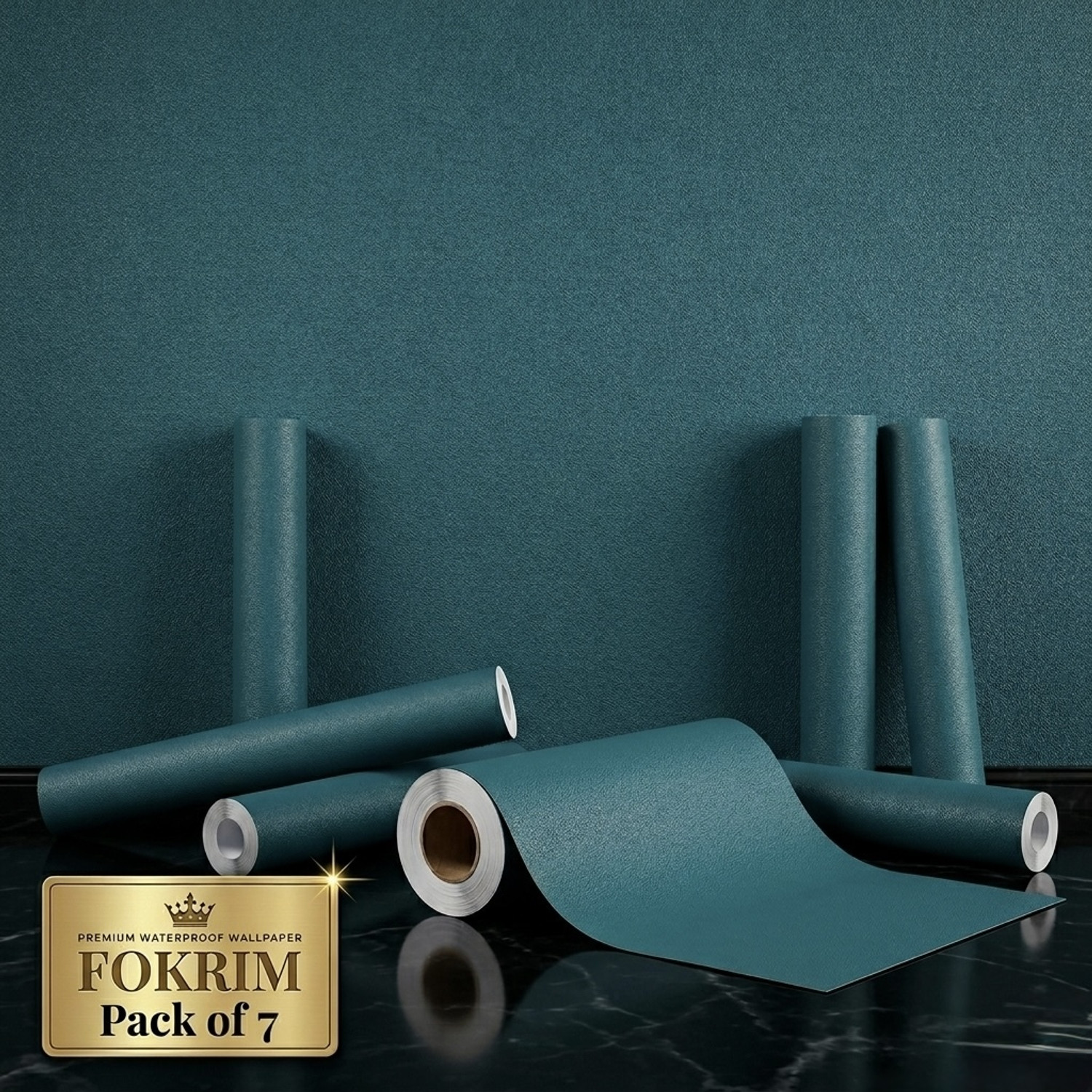 Image of FOKRIM 300 cm x 45 cm Waterproof Decorative Vinyl Wallpaper