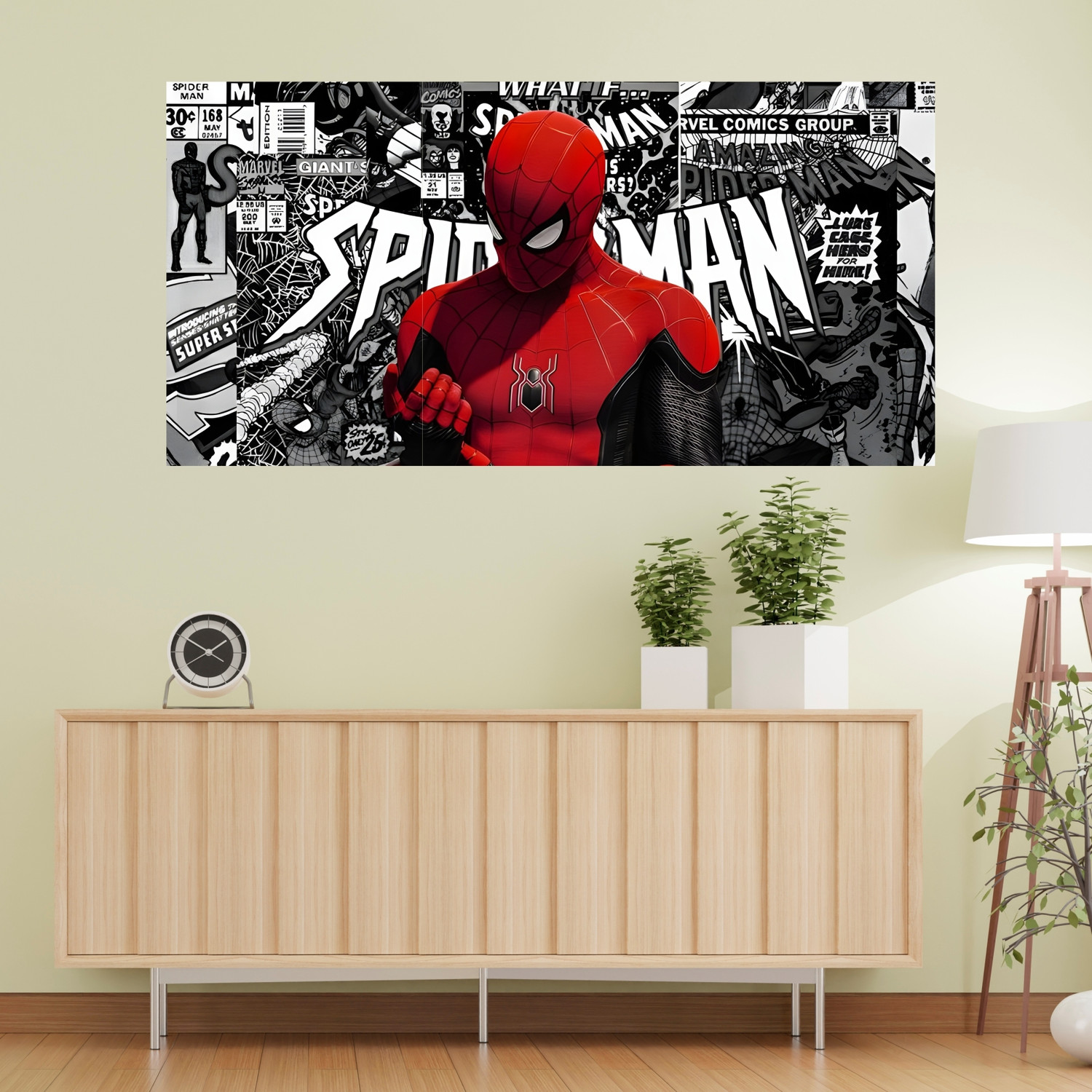 Image of Kuavi 45 cm x 30 cm Comics Paper Wallpaper