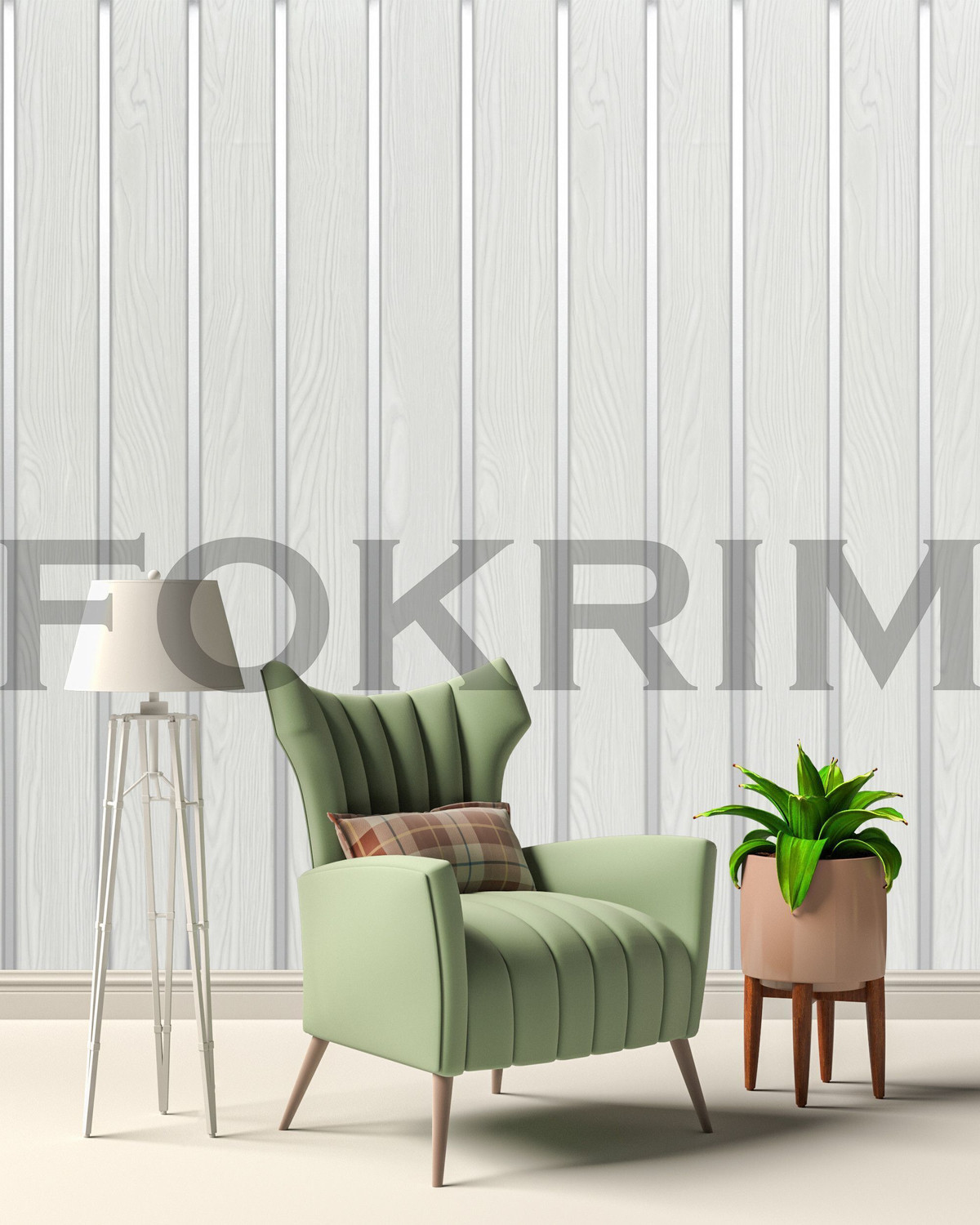 Image of FOKRIM 300 cm x 45 cm Waterproof Decorative Vinyl Wallpaper