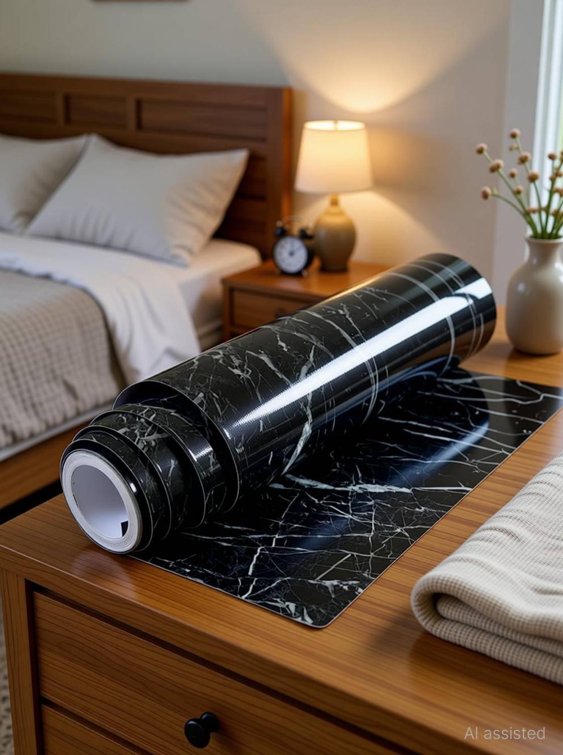 ASKCREW 200 cm x 60 cm Waterproof Abstract Vinyl Wallpaper