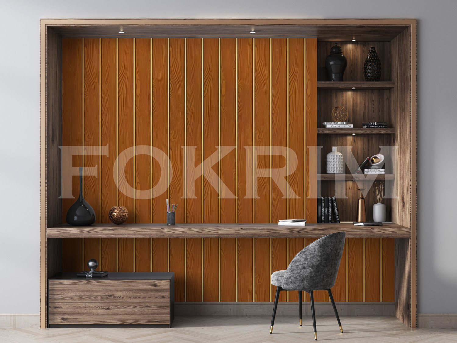 Image of FOKRIM 300 cm x 45 cm Waterproof Decorative Vinyl Wallpaper