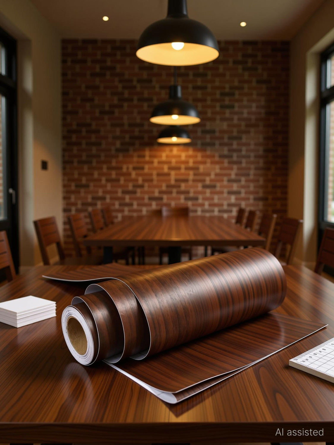 Image of WolTop 400 cm x 45 cm Waterproof Abstract Vinyl Wallpaper