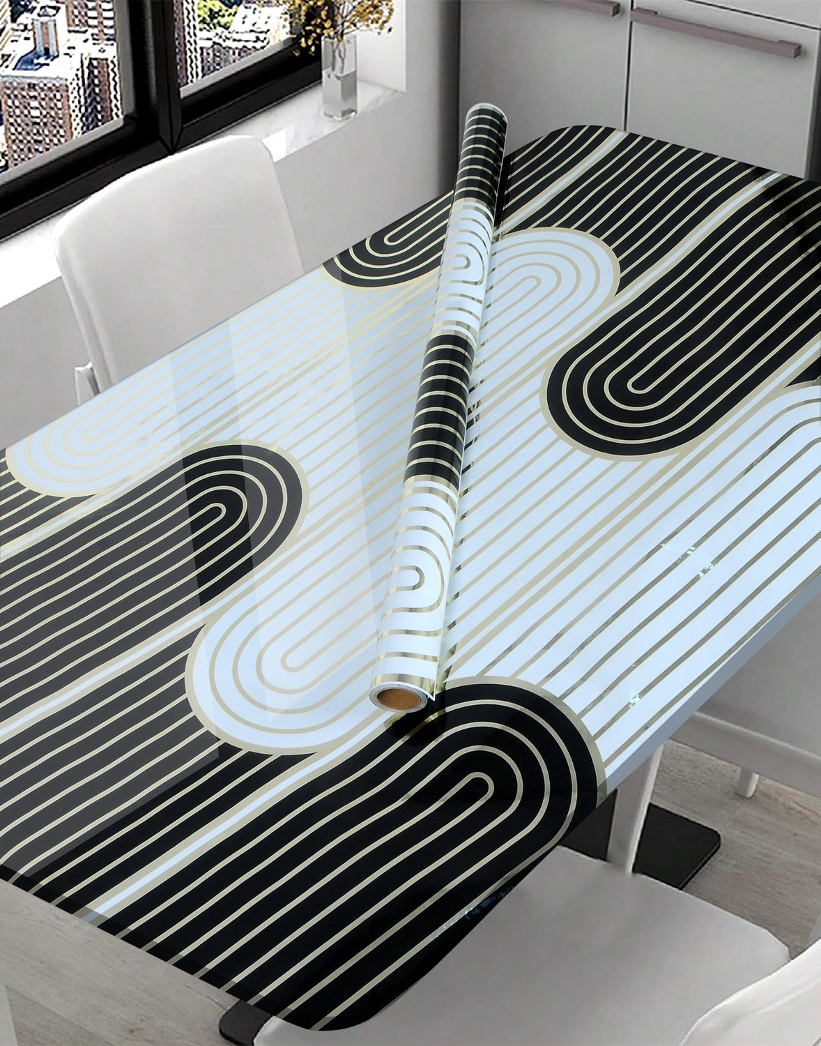 Image of Veki 200 cm x 60 cm Waterproof Decorative Vinyl Wallpaper