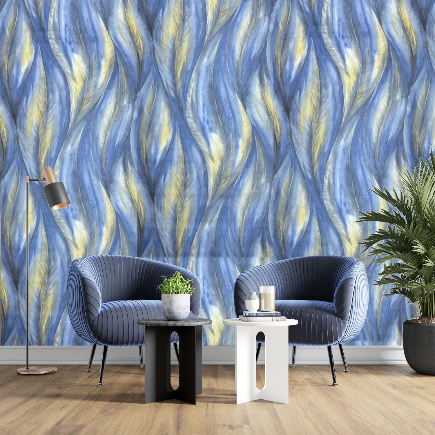 Image of FOKRIM 300 cm x 40 cm Waterproof Decorative Vinyl Wallpaper