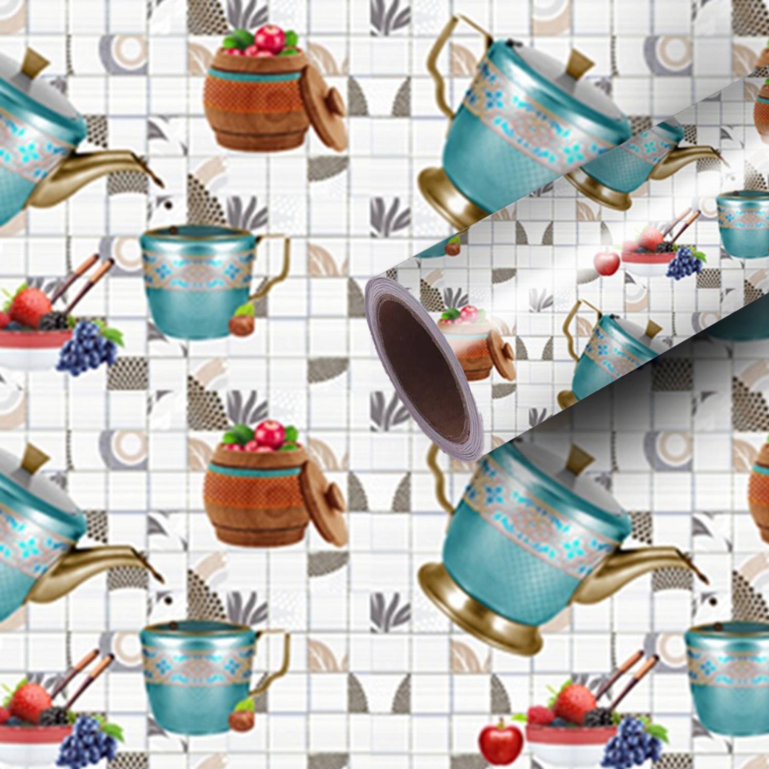 BDM Wallpaper 175 cm x 40 cm Waterproof Architecture Vinyl Wallpaper