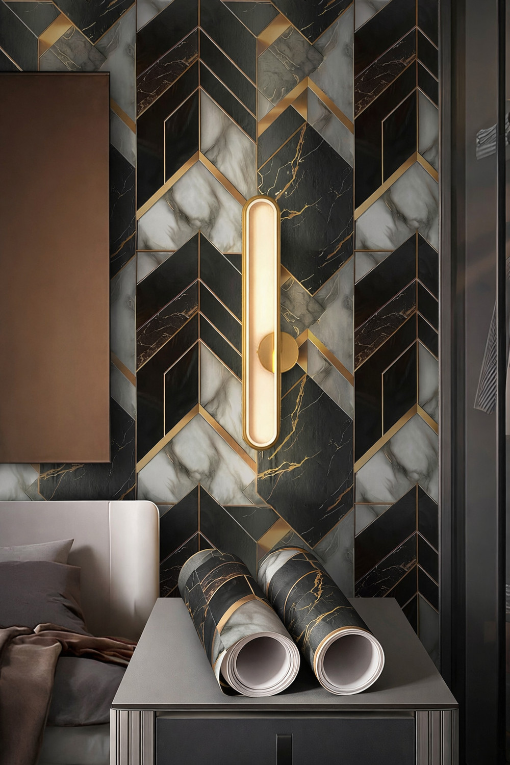 Image of Floppy 300 cm x 45 cm Waterproof Classics Paper Wallpaper